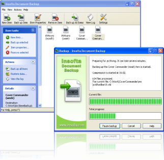 Screenshot of Insofta Document Backup