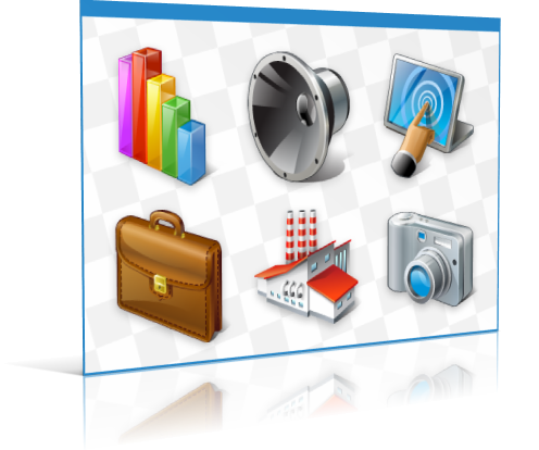 Коллекции иконок: доступны векторные файлы (Adobe Illustrator 10)