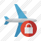Icone Airplane Horizontal Lock
