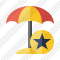 Icone Beach Umbrella Star