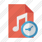 Icone File Music Clock