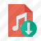 Icône File Music Download