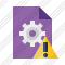 File Settings Warning Icon