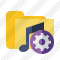 Icône Folder Music Settings