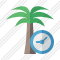 Icone Palmtree Clock