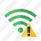 Icone Wi Fi Green Warning