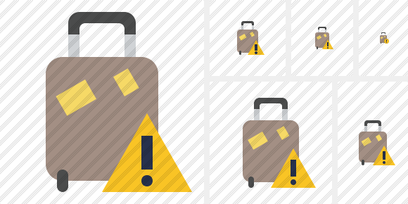 Baggage Warning Symbol
