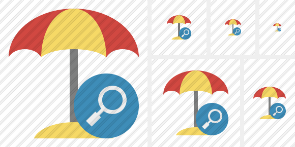 Icono Beach Umbrella Search