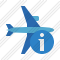 Icone Airplane Horizontal 2 Information