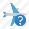 Icone Airplane Horizontal Help