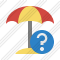 Иконка Пляжный зонт Справка