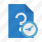 Icone File Help Clock
