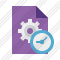 Icone File Settings Clock