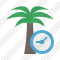 Icone Palmtree Clock