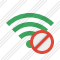 Иконка Wi-Fi Зелёная Выключить