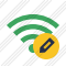 Иконка Wi-Fi Зелёная Редактировать