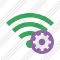 Иконка Wi-Fi Зелёная Настроить