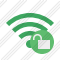 Icone Wi Fi Green Unlock