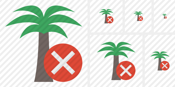 Palmtree Cancel Symbol