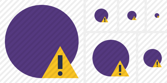 Icono Point Purple Warning