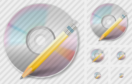 Icône CD Edit