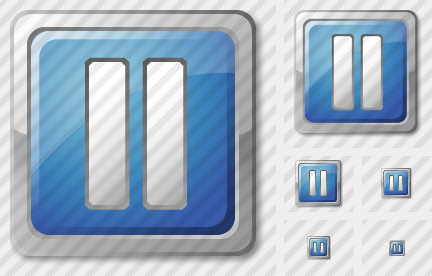Icona Dispositivo Riproduzione Blu