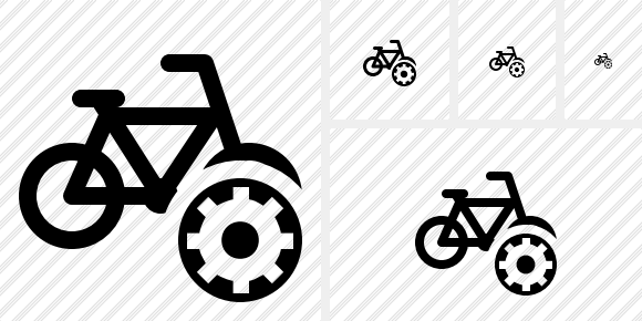 Icône Bicycle Settings