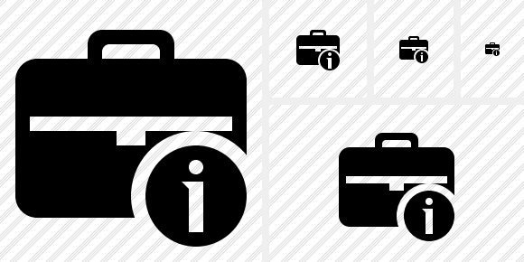 Icono Briefcase Information