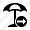 Иконка Пляжный зонт Следующий