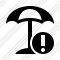Иконка Пляжный зонт Внимание