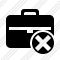 Icône Briefcase Cancel