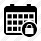 Icône Calendar Lock