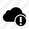 Icône Cloud Warning