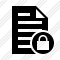 Icône Document Lock