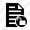 Icône Document Unlock