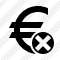 Icône Euro Cancel