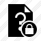 Icone File Help Lock