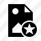 Icone File Image Star