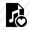 Icône File Music Favorites