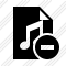 Icone File Music Stop