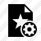 Icone File Star Settings
