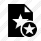 Icone File Star Star