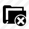 Icône Folder Documents Cancel