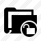 Icône Folder Documents Unlock
