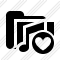 Icône Folder Music Favorites