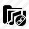 Icône Folder Music Link