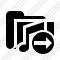 Icône Folder Music Next