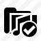 Icône Folder Music Ok