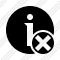 Icône Information Cancel