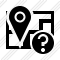 Icône Map Location Help